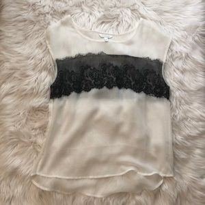 Black Lace Blouse